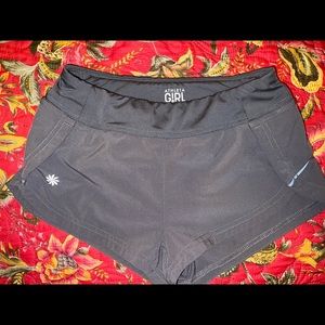 Athleta Girl, black shorts, size S/7 great condition